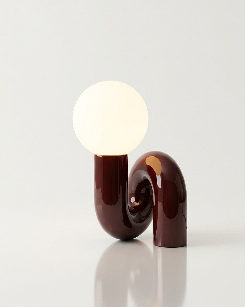 Sirka Table Lamp Burgundy