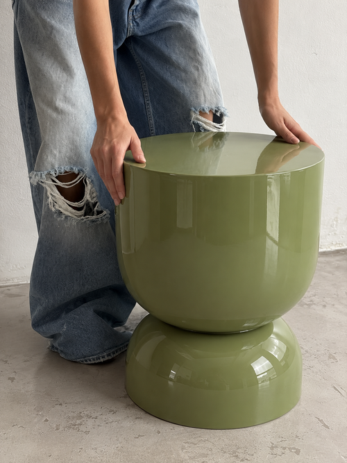 Crop Olive Green